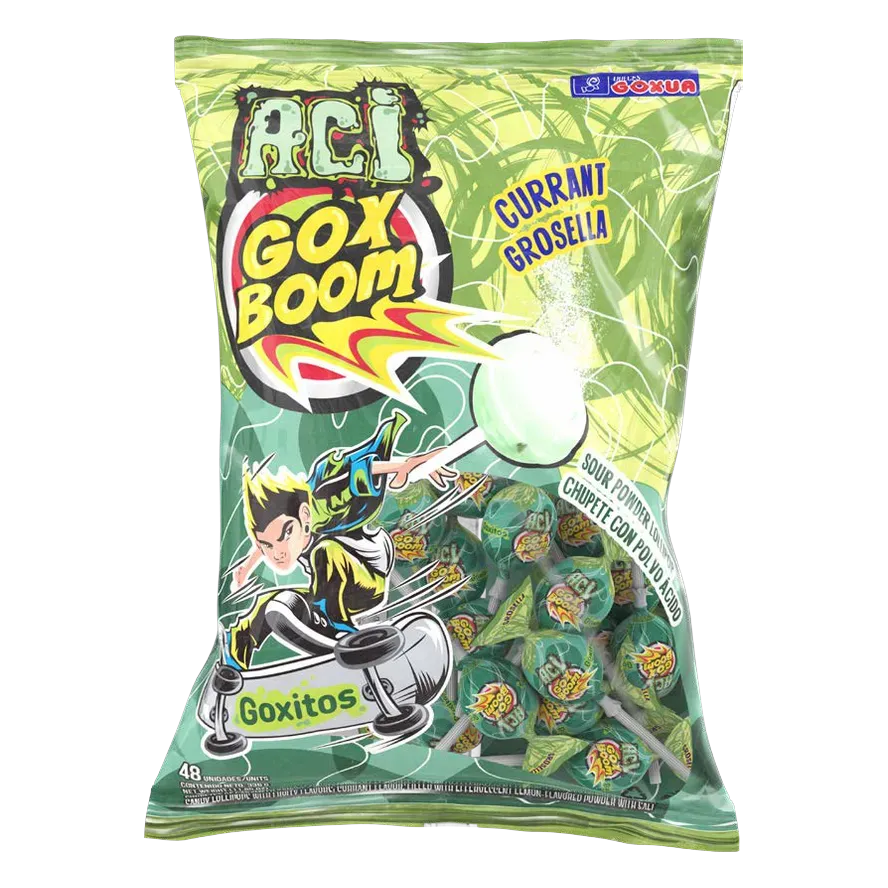GOXUA Aci Gox Boom Goxitos Grosella 7 g lollipop