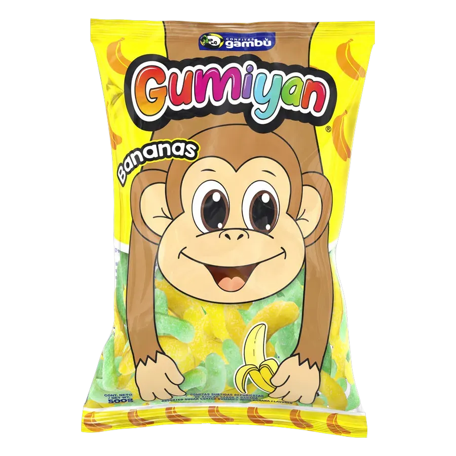 GAMBU Gumiyan Bananas 500 g gummies