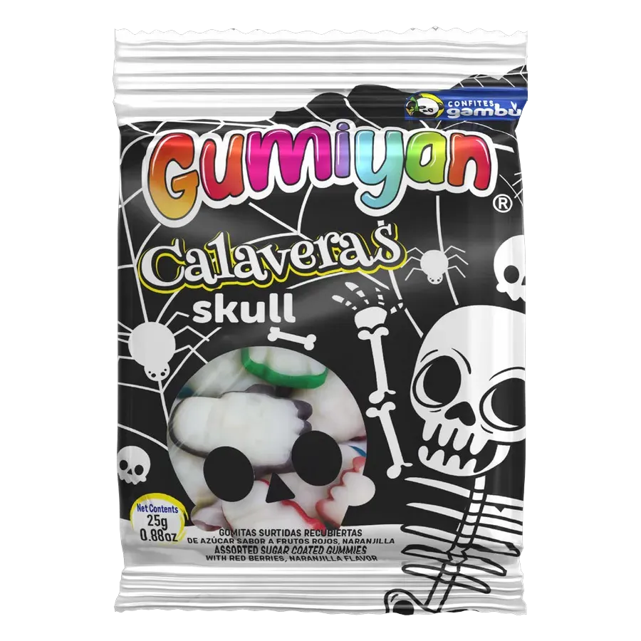GAMBU Gumiyan Calaveras 25 g gummies