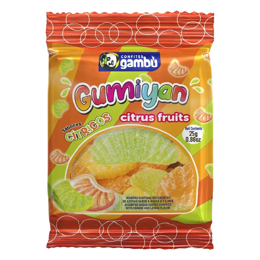GAMBU Gumiyan Cítricos 25 g gummies