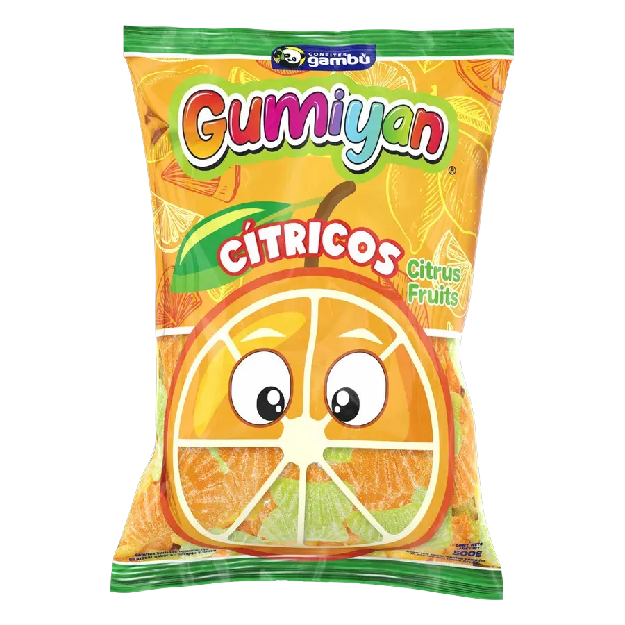 GAMBU Gumiyan Cítricos 500 g gummies