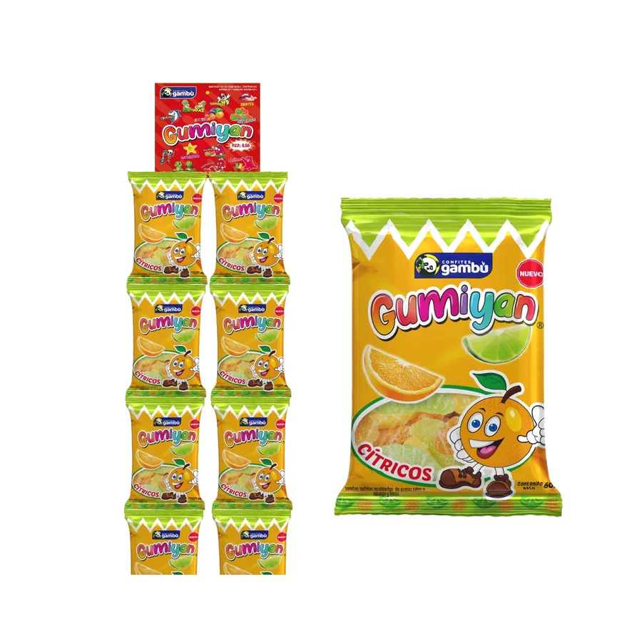 GAMBU Gumiyan Cítricos 60 g gummies