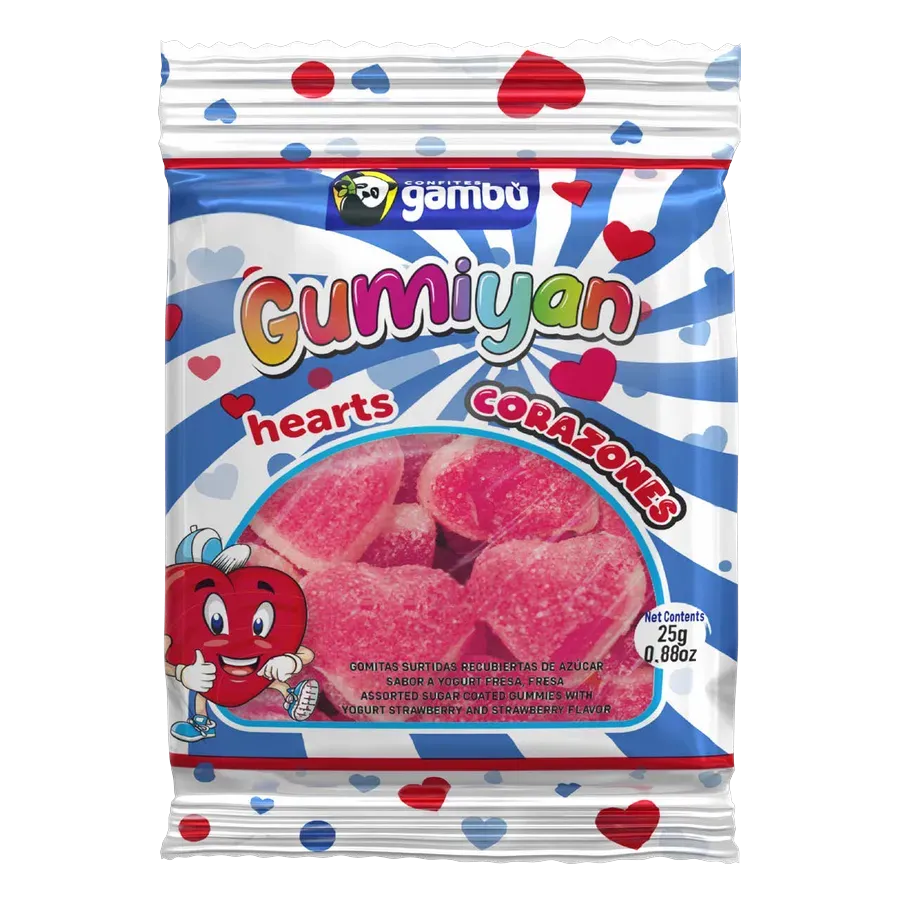 GAMBU Gumiyan Corazones 25 g gummies