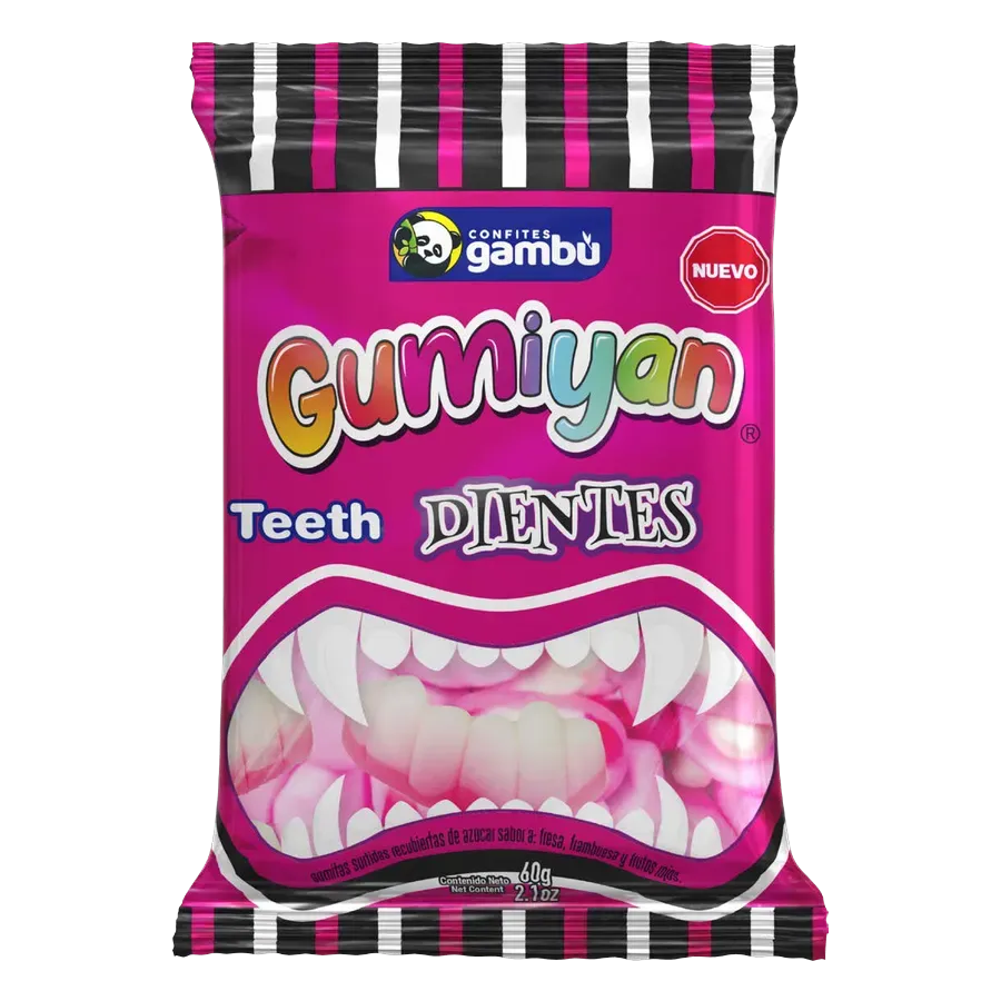 GAMBU Gumiyan Dientes 60 g gummies