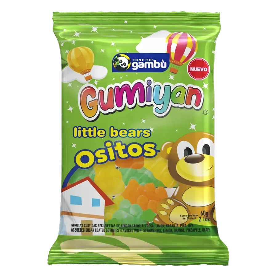 GAMBU Gumiyan Ositos 60 g gummies
