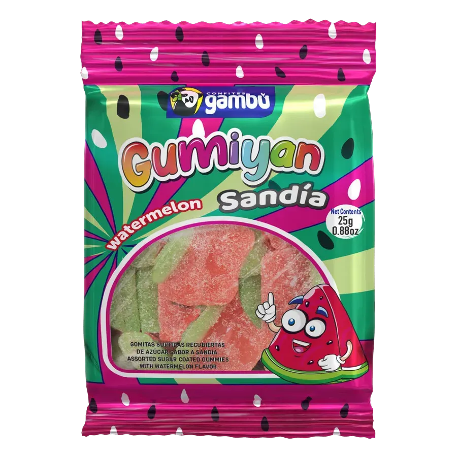 GAMBU Gumiyan Sandía 25 g gummies