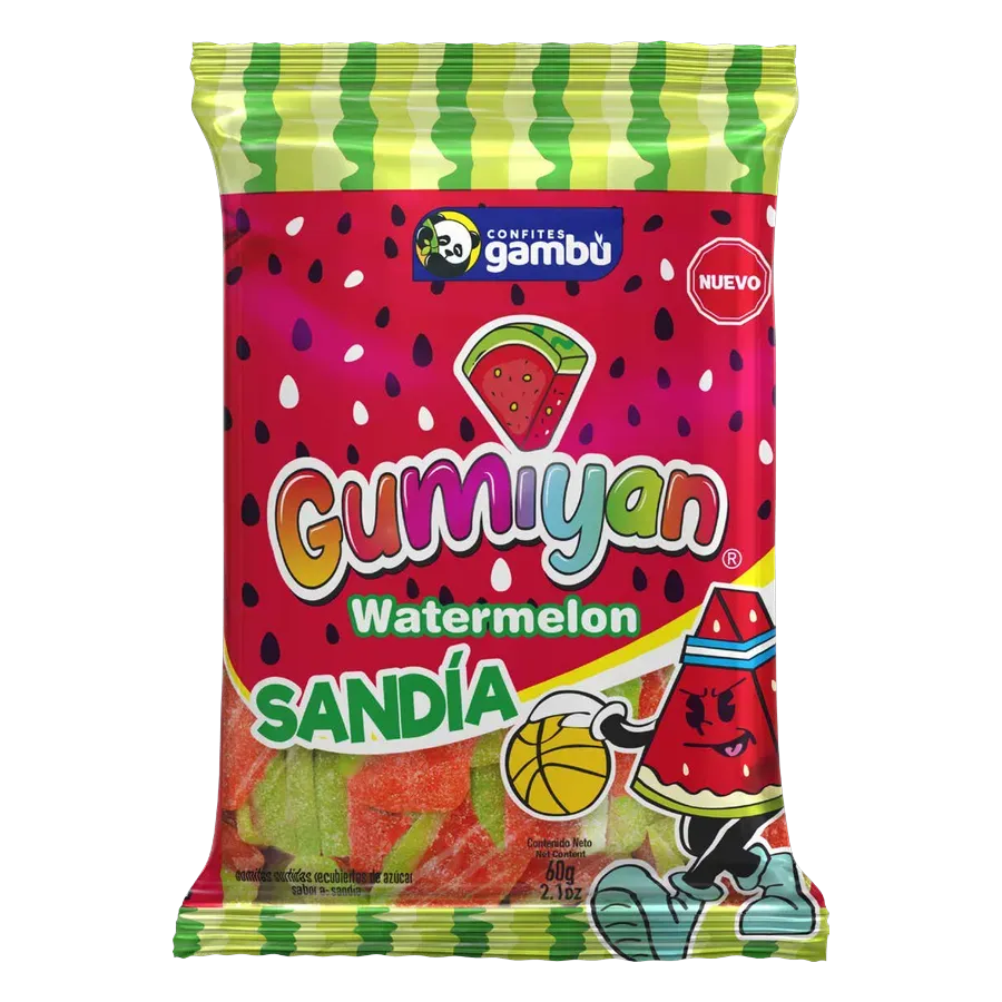 GAMBU Gumiyan Sandía 60 g gummies