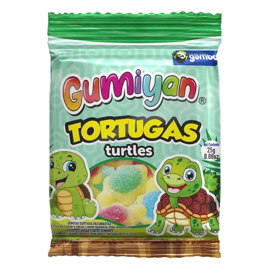 GAMBU Gumiyan Tortugas 25 g gummies
